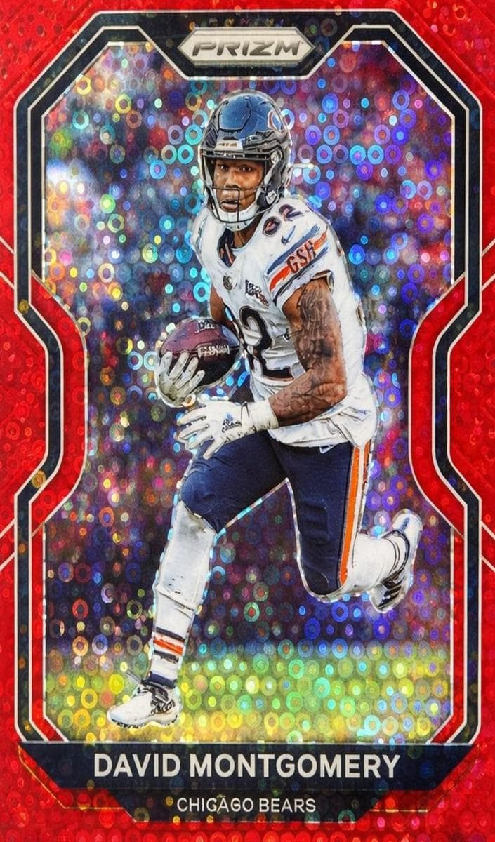 David Montgomery 2020 panini Panini Prizm