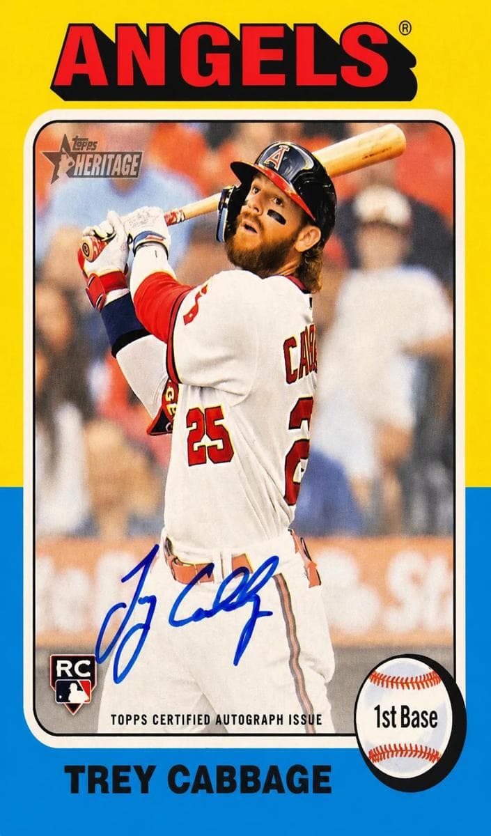 Trey Cabbage 2024 topps Topps Heritage