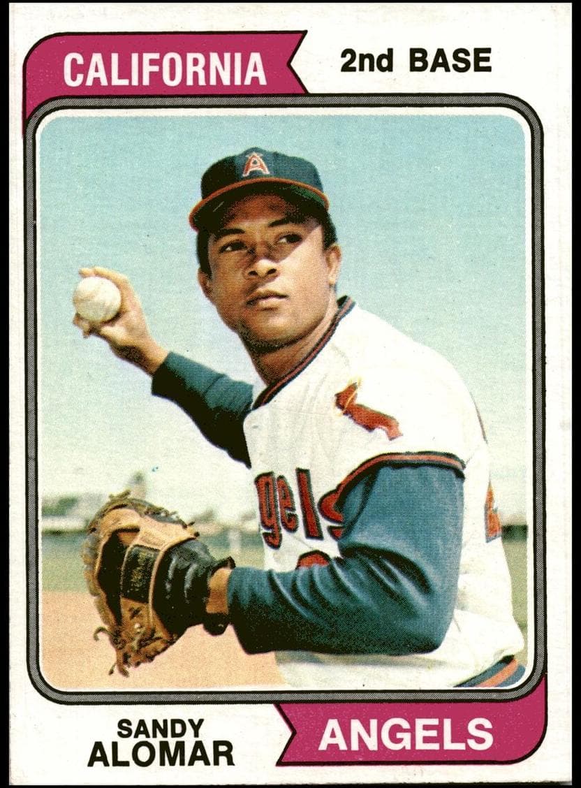 Sandy Alomar 1974 topps Topps