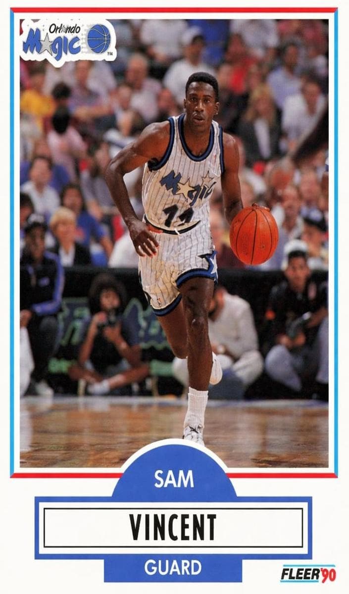 Sam Vincent trading card