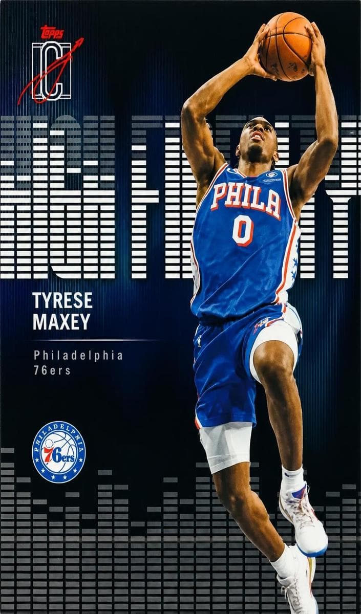 Tyrese Maxey 2025 topps Topps Signature Class