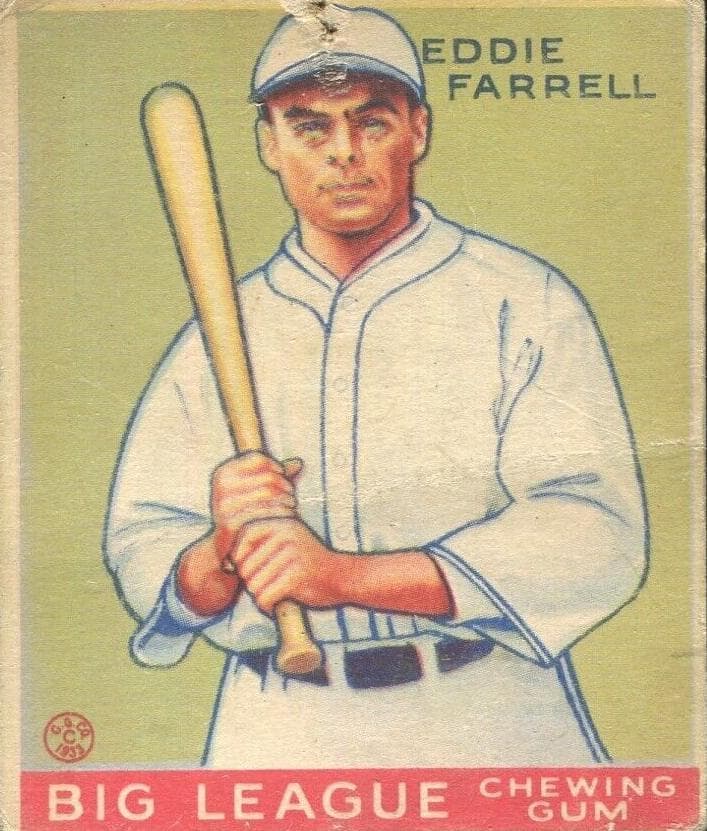 Eddie Farrell 1933 unknown Goudey