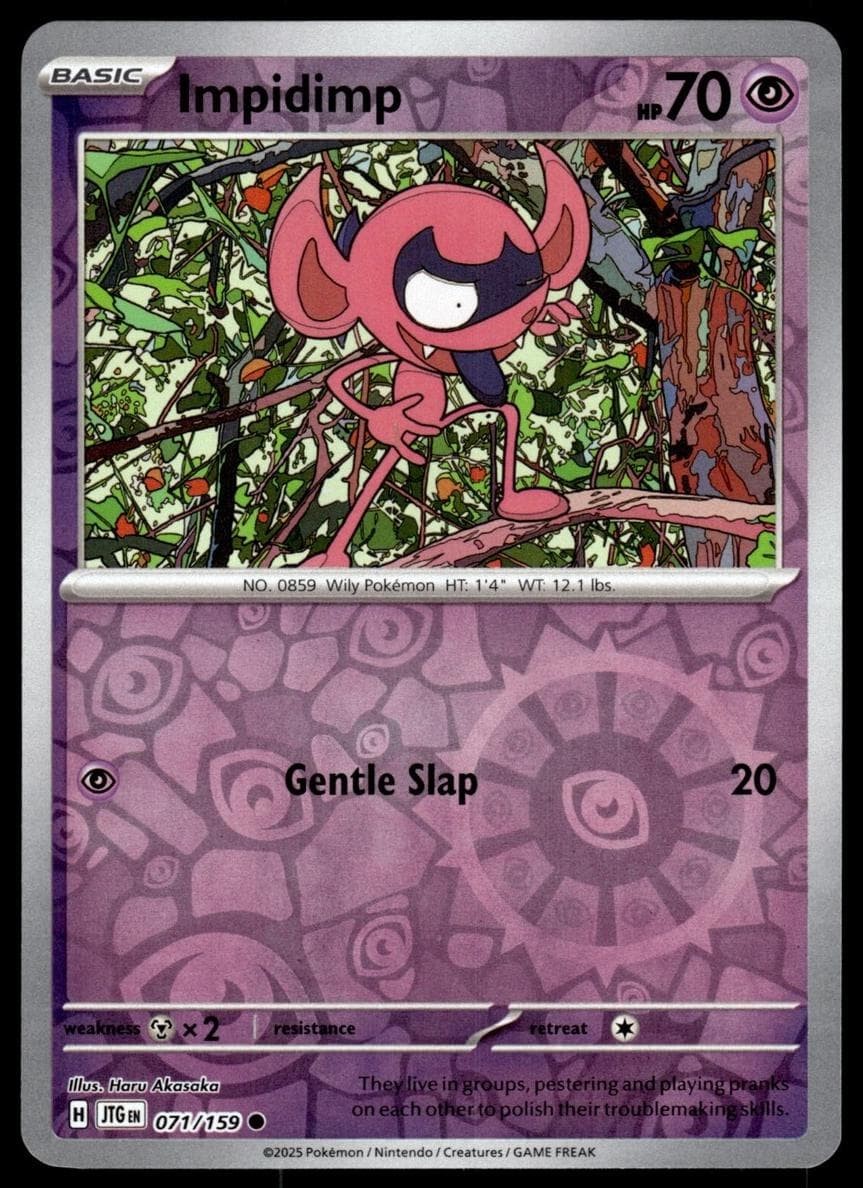 Impidimp trading card