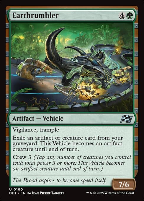 Earthrumbler 2025 Magic: The Gathering Aetherdrift Art Series
