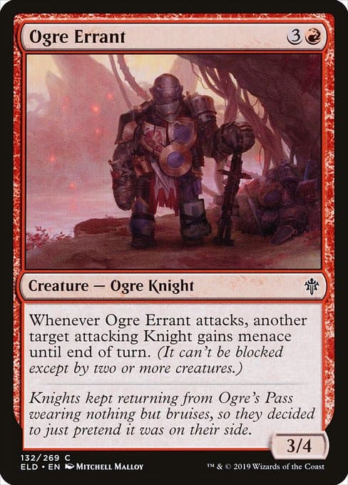 Ogre Errant 2019 Magic: The Gathering Throne of Eldraine