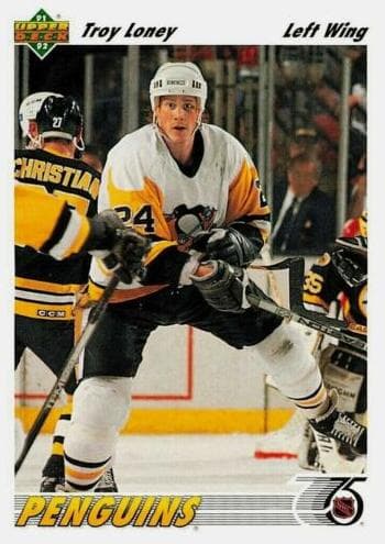 Troy Loney 1991 upper-deck