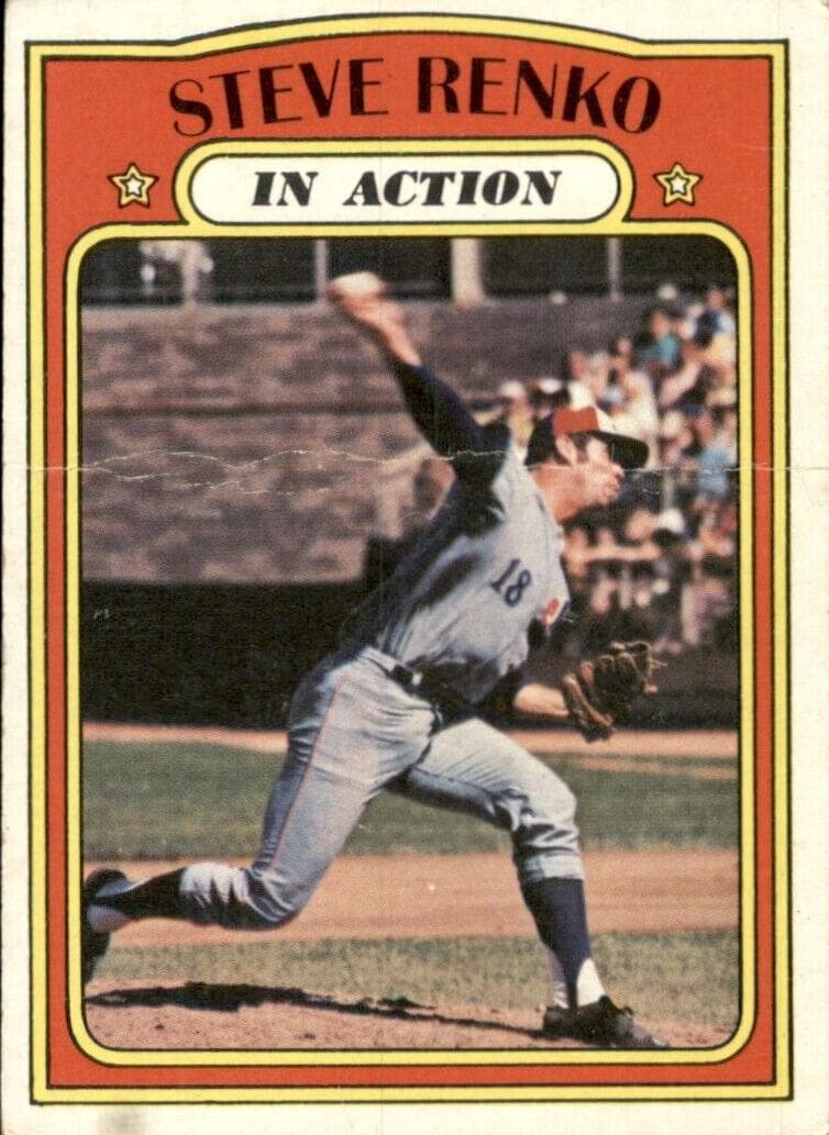 Steve Renko 1972 topps O-Pee-Chee