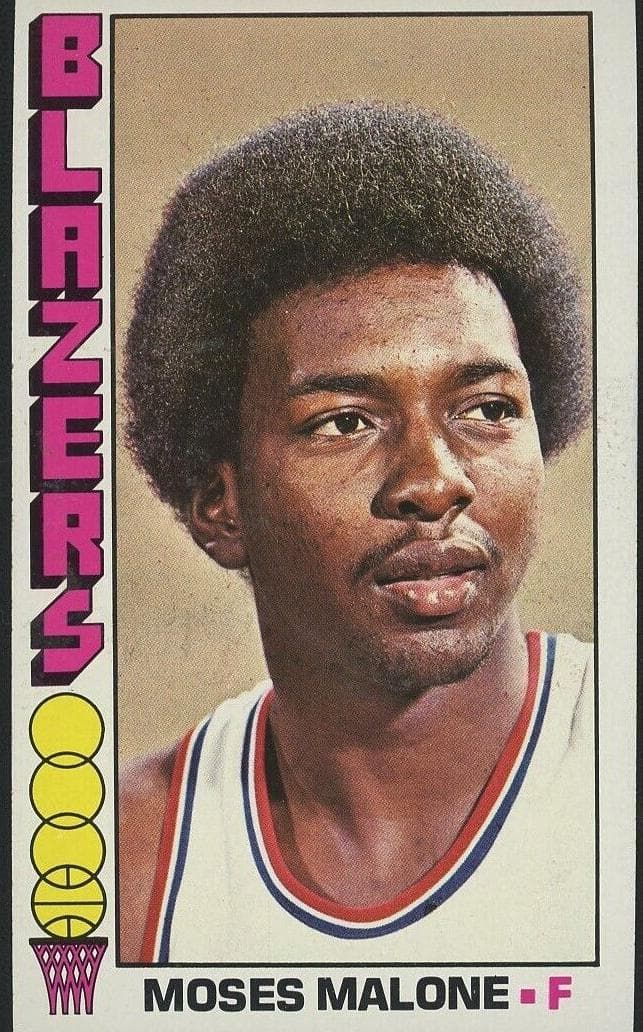 Moses Malone 1976 topps