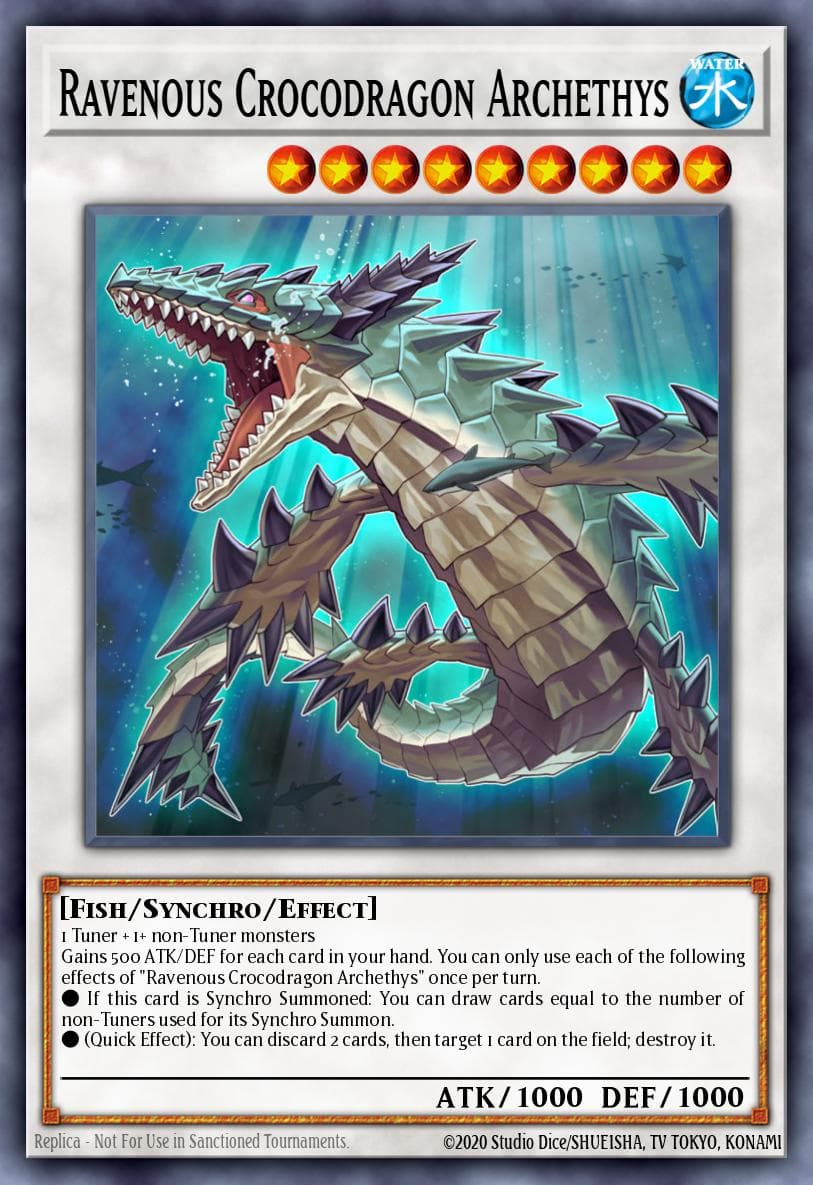 Ravenous Crocodragon Archethys #ETCO-EN043