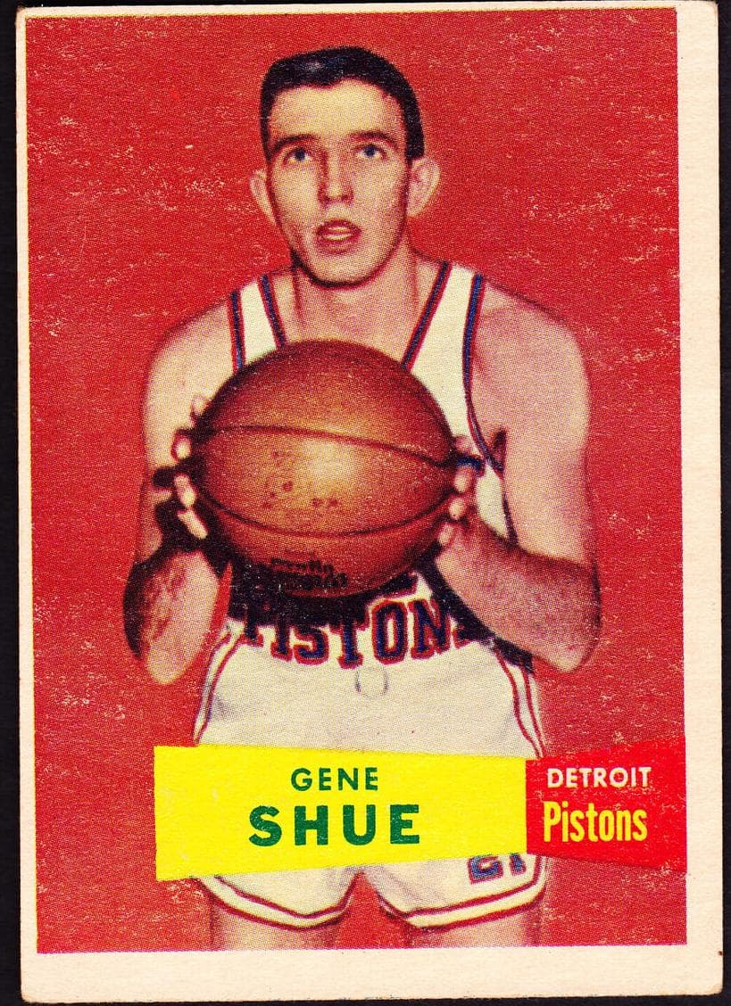 Gene Shue 1957 topps Topps