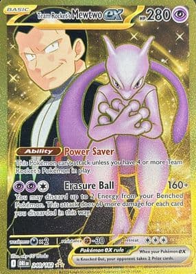 Team Rocket's Mewtwo ex 2025 Scarlet