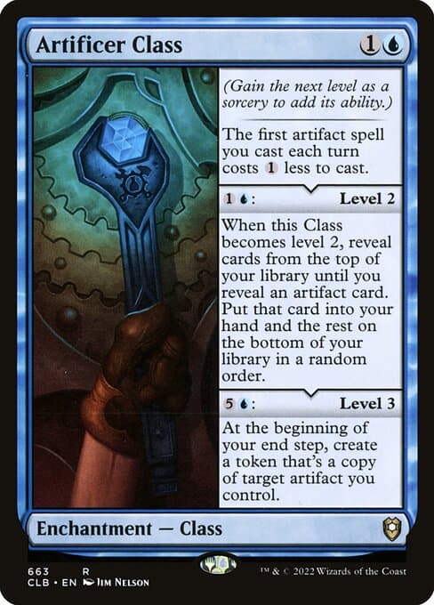 Artificer Class 2022 Magic: The Gathering Commander Legends: Battle for Baldur's Gate