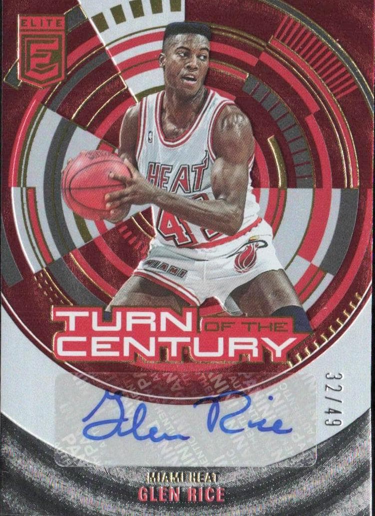 Glen Rice 2023 panini Donruss Elite