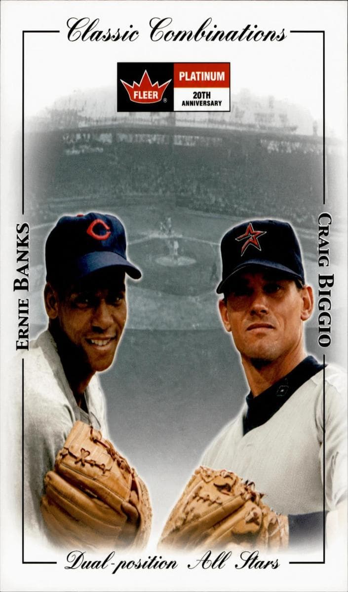 Ernie Banks / Craig Biggio #33 CC