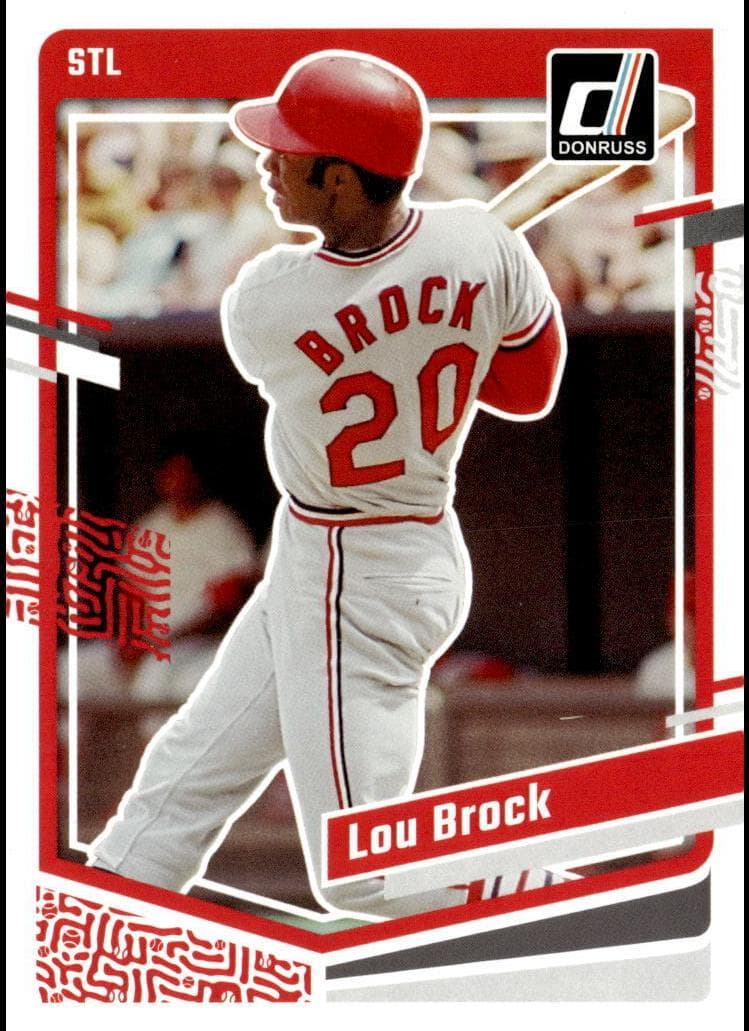 Lou Brock 2023 panini Donruss