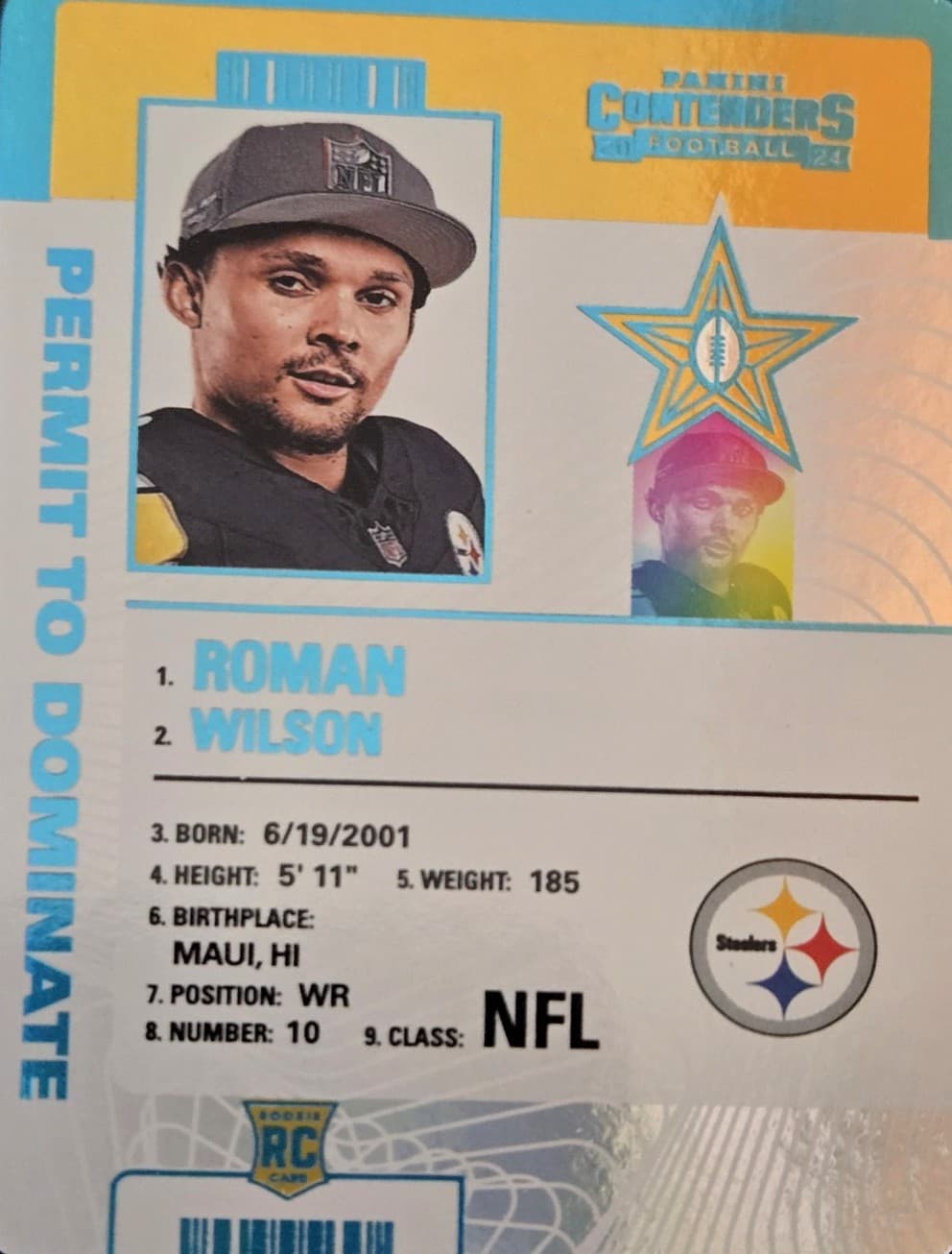 Wilson Permit To 2024 Panini Select 2024 Unknown