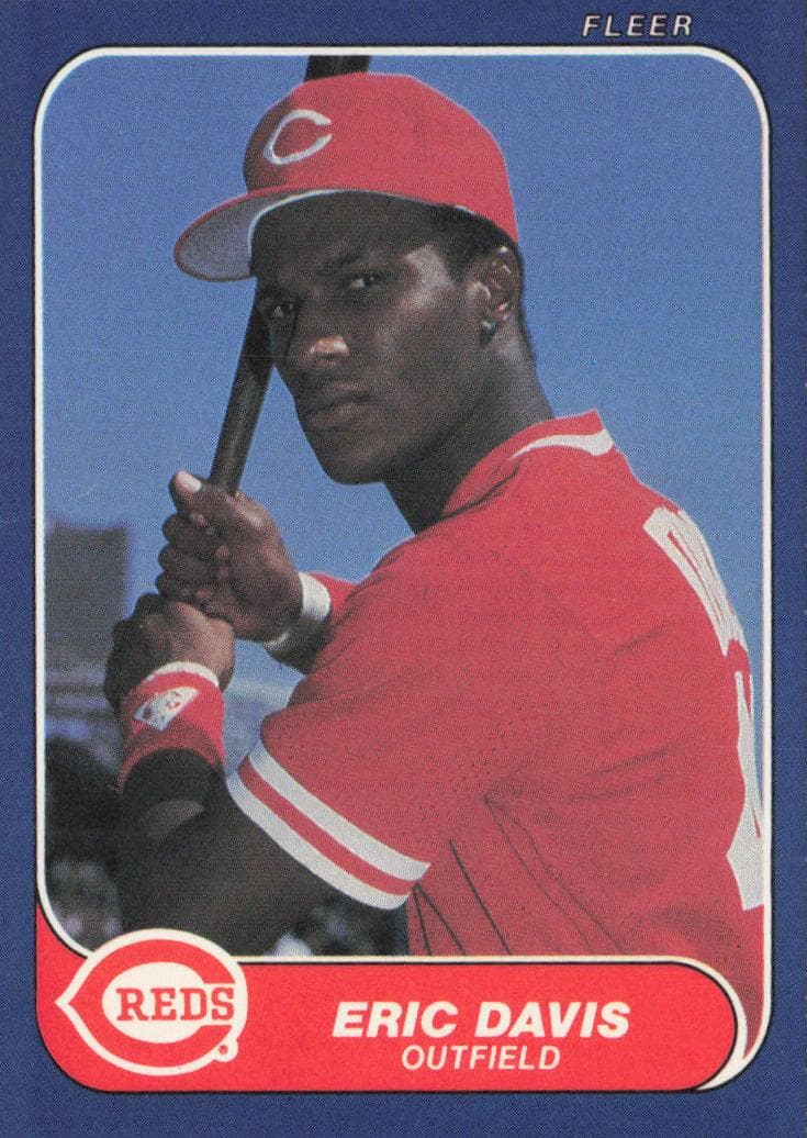 Eric Davis 1986 fleer