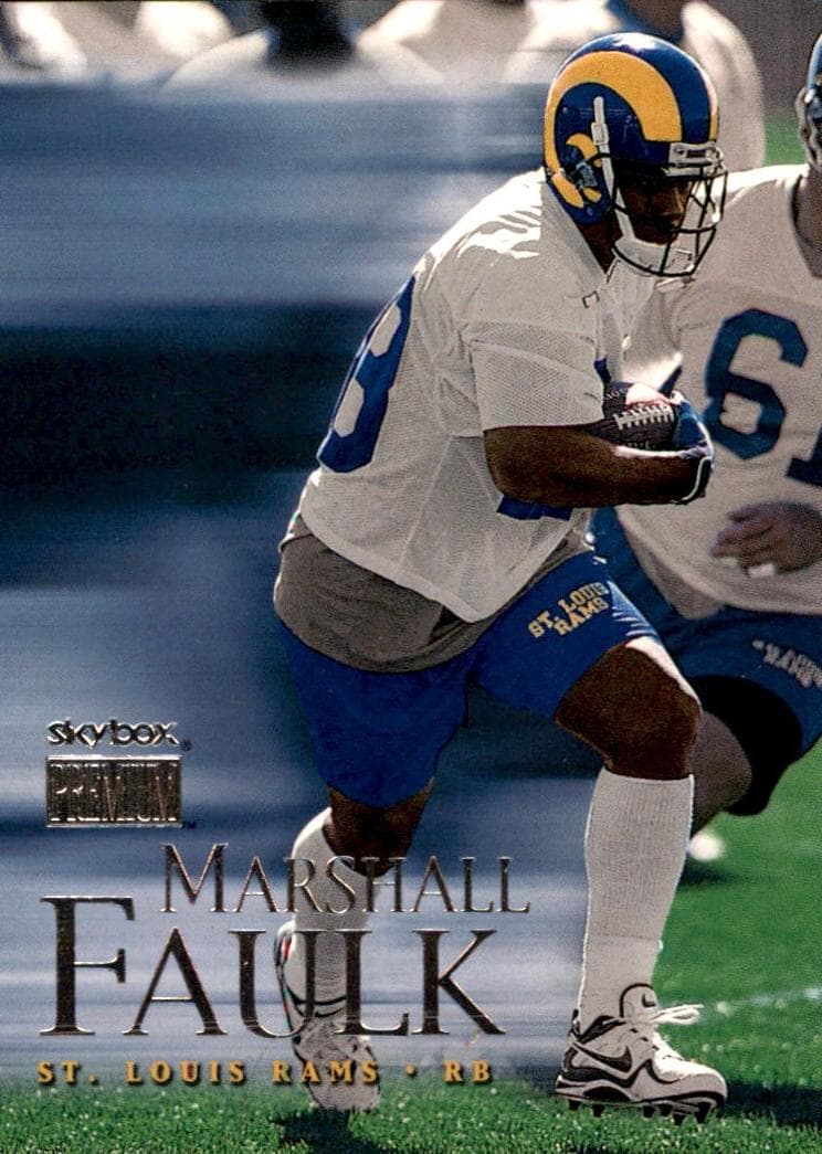 Marshall Faulk 1999 fleer SkyBox Premium