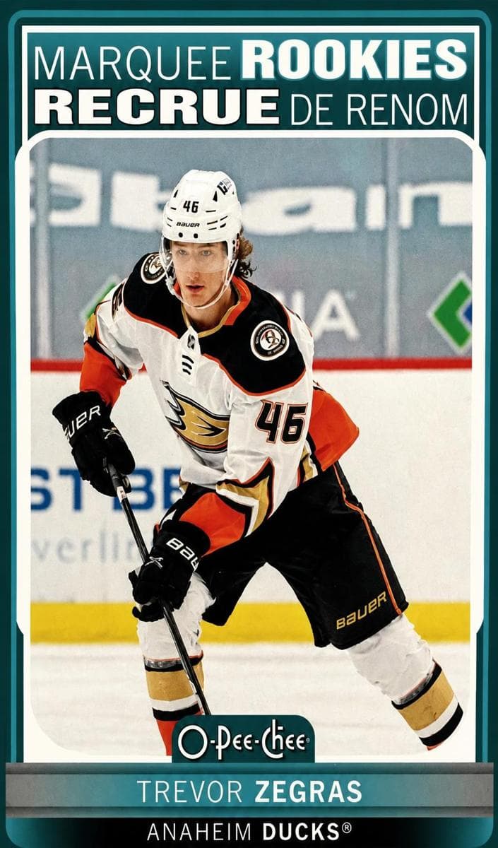 Trevor Zegras 2021 topps