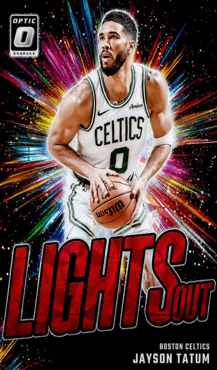 Jayson Tatum 2024 panini Donruss Optic