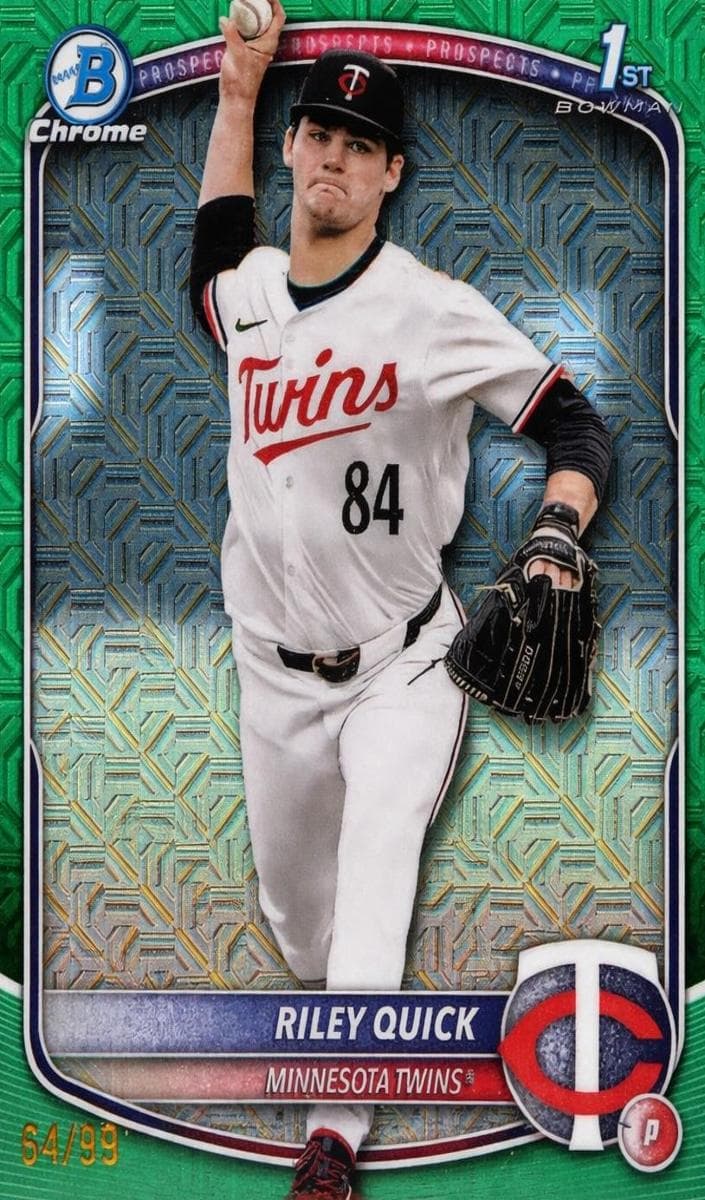 Riley Quick trading card
