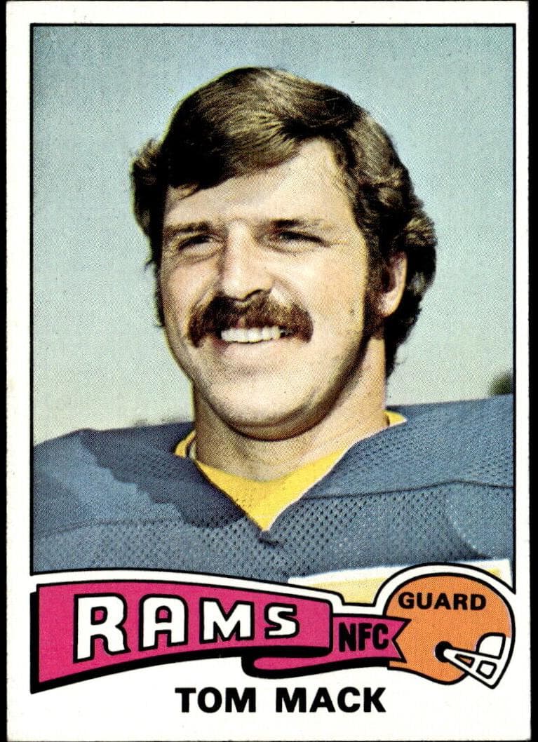 Tom Mack 1975 topps Topps