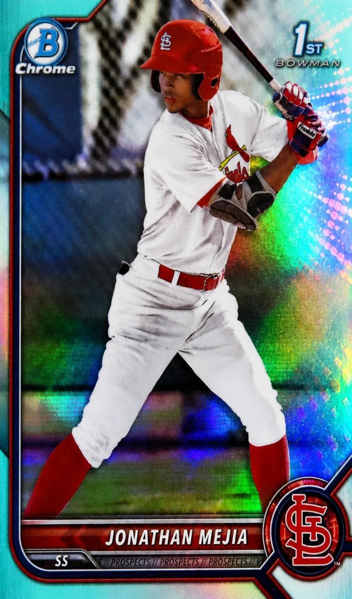 Jonathan Mejia 2022 bowman Bowman Chrome