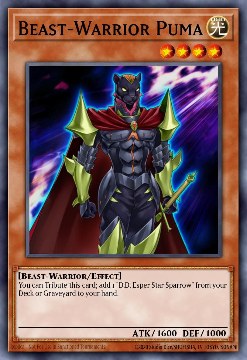 Beast-Warrior Puma 2012 Yu-Gi-Oh!