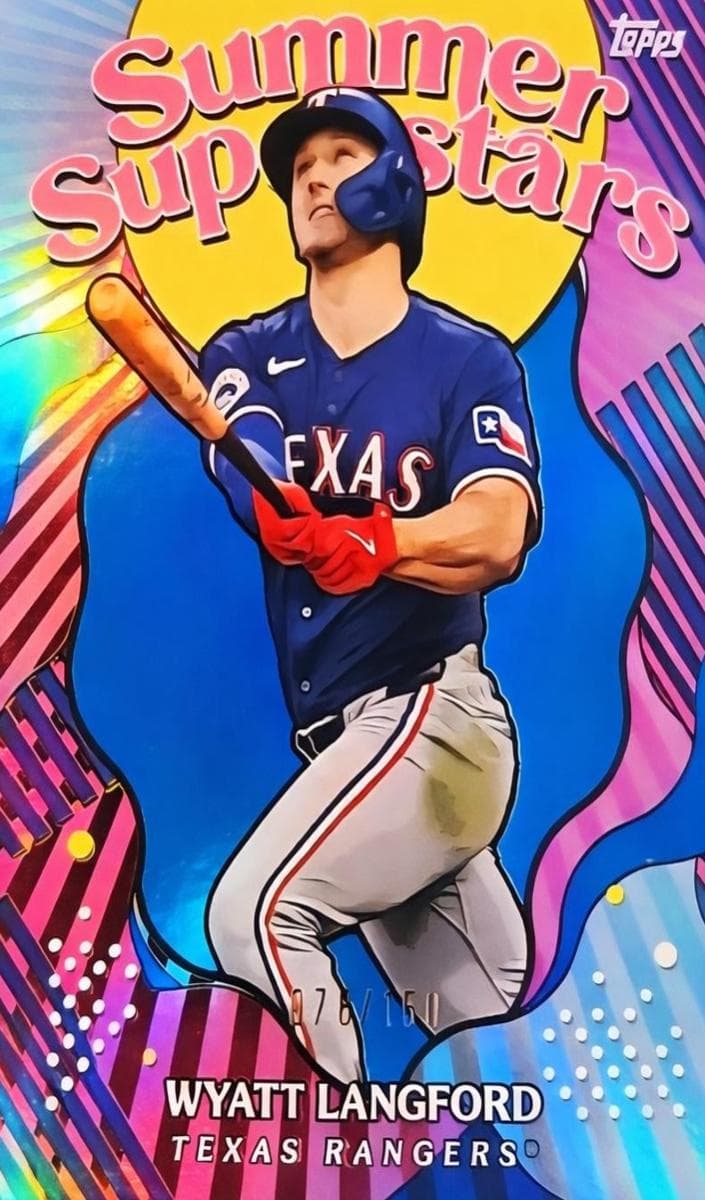 Wyatt Langford 2025 topps Topps