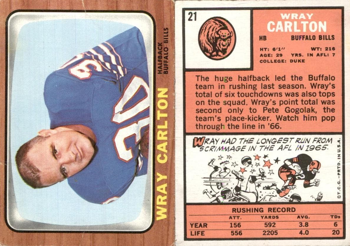 Wray Carlton #21