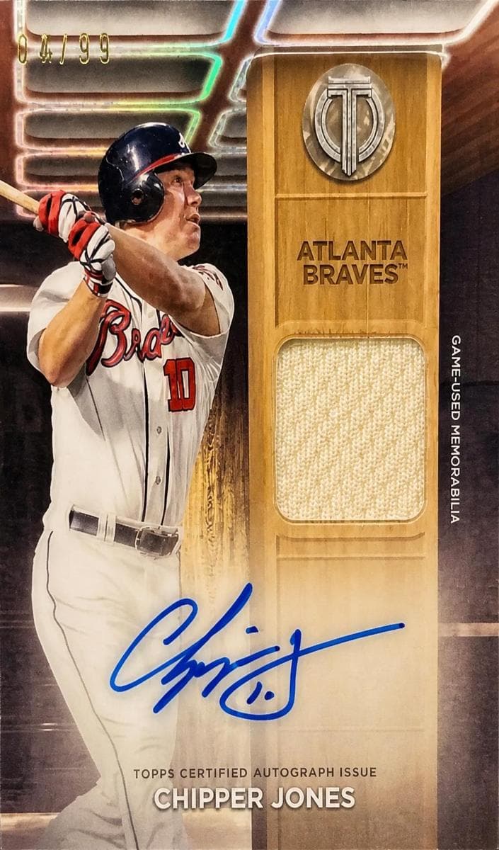 Chipper Jones 2024 topps Topps Tribute
