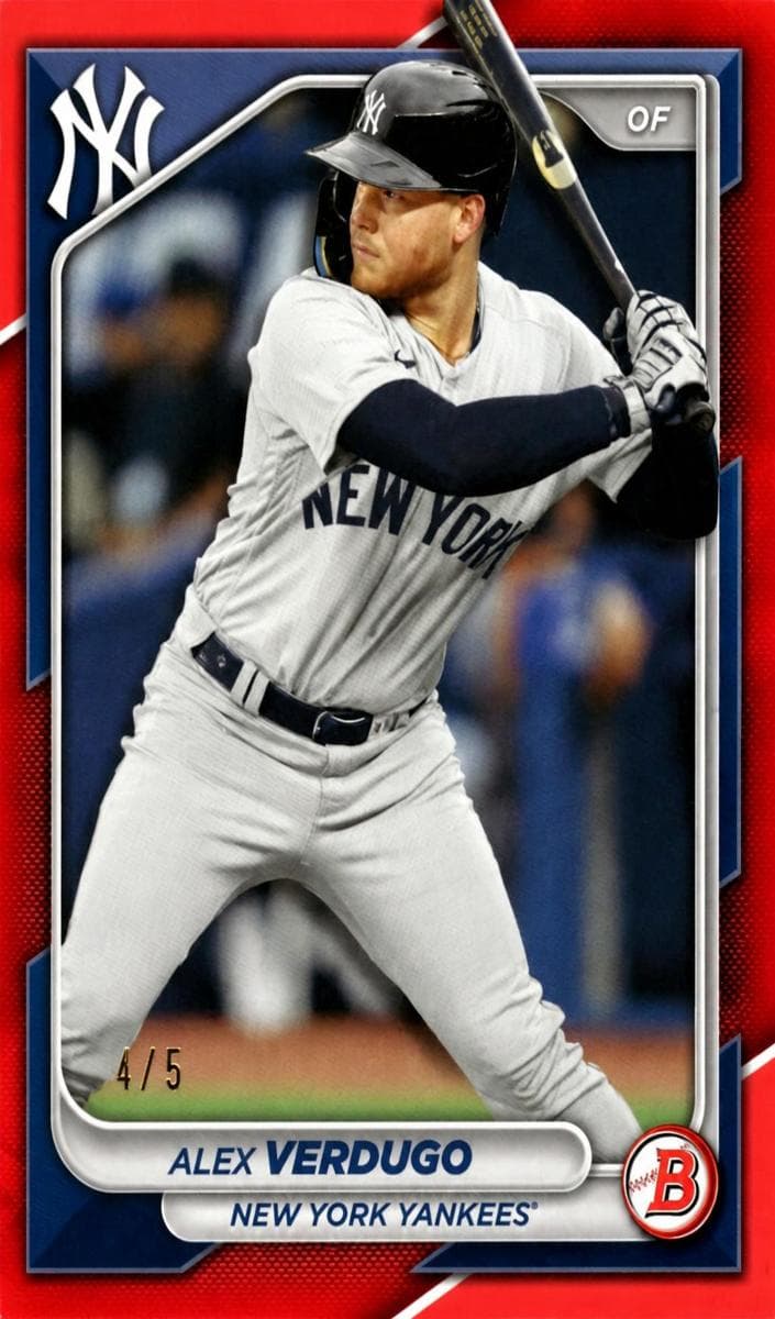 Alex Verdugo 2024 bowman Bowman