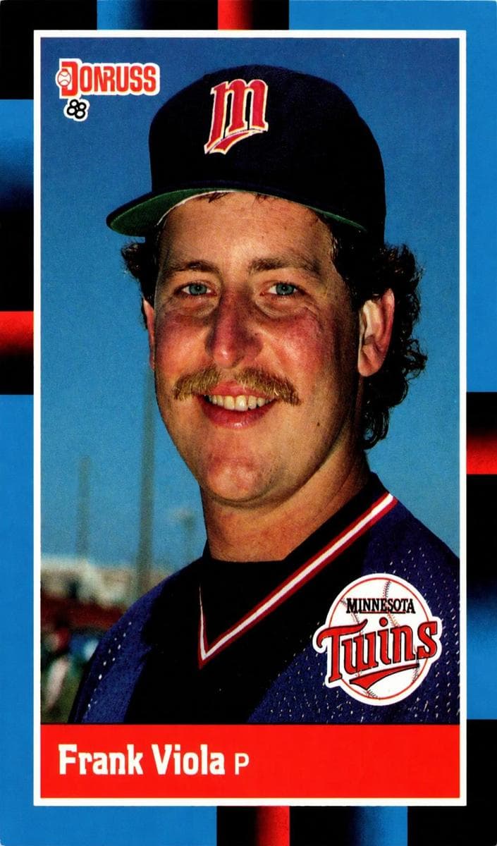 Frank Viola 1988 panini Donruss