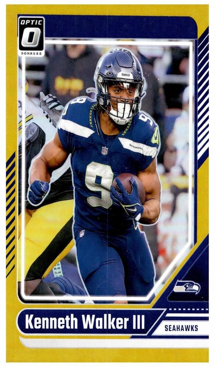 Kenneth Walker III 2023 panini Donruss Optic