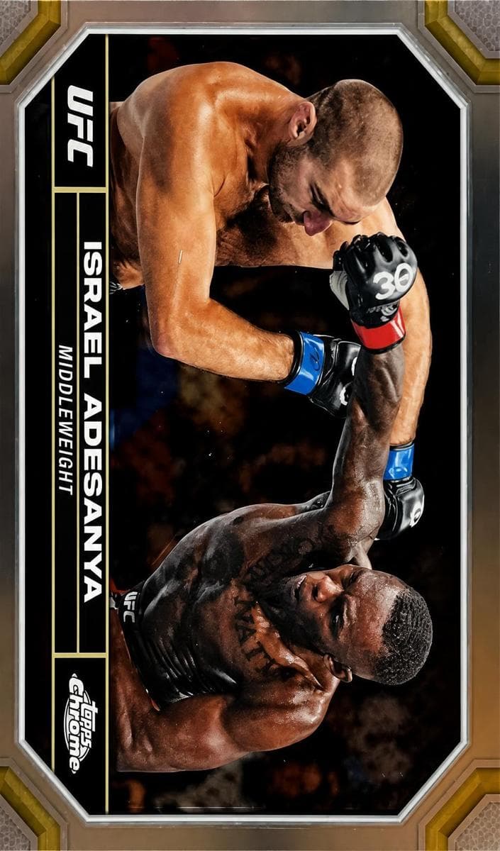 Israel Adesanya 2024 topps