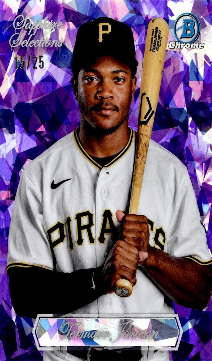 Termarr Johnson 2023 bowman Bowman Chrome Sapphire Edition