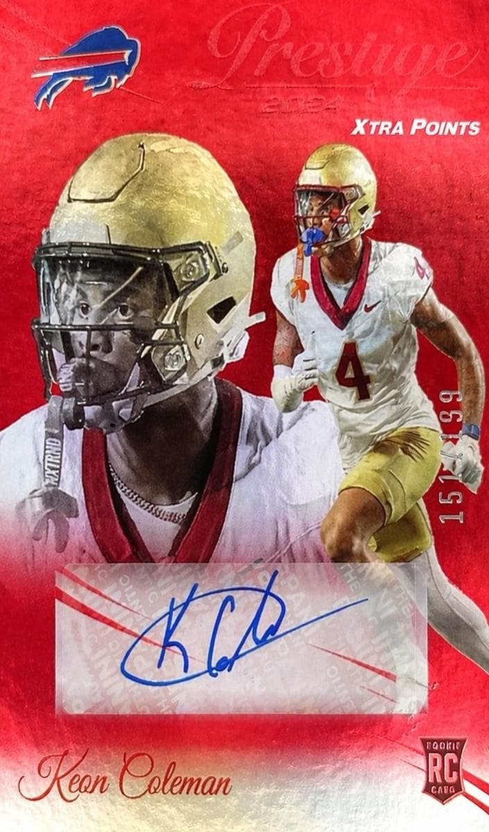 Keon Coleman 2024 panini
