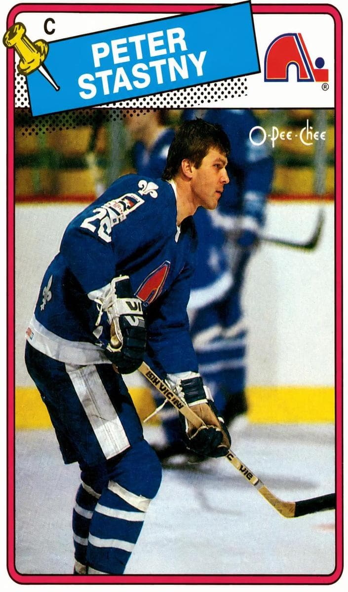 Peter Stastny 1988 topps Topps