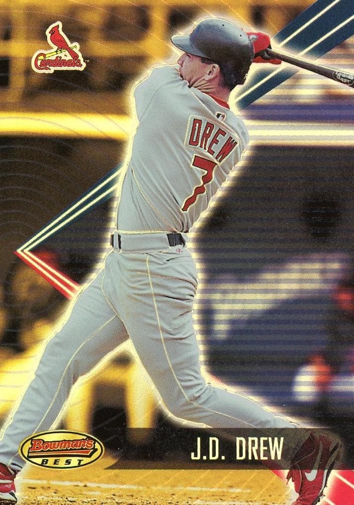 J.D. Drew 2001 bowman Bowman's Best