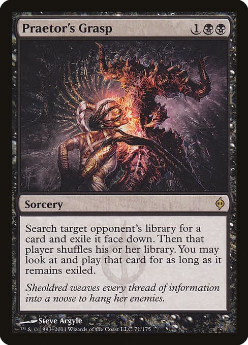 Praetor's Grasp 2011 Magic: The Gathering New Phyrexia