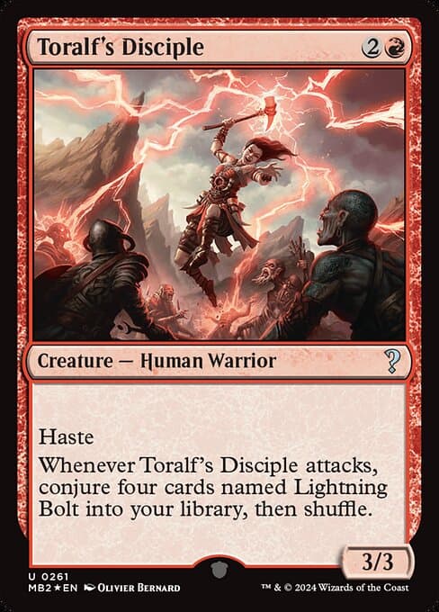 Toralf's Disciple 2024 Magic: The Gathering Mystery Booster 2
