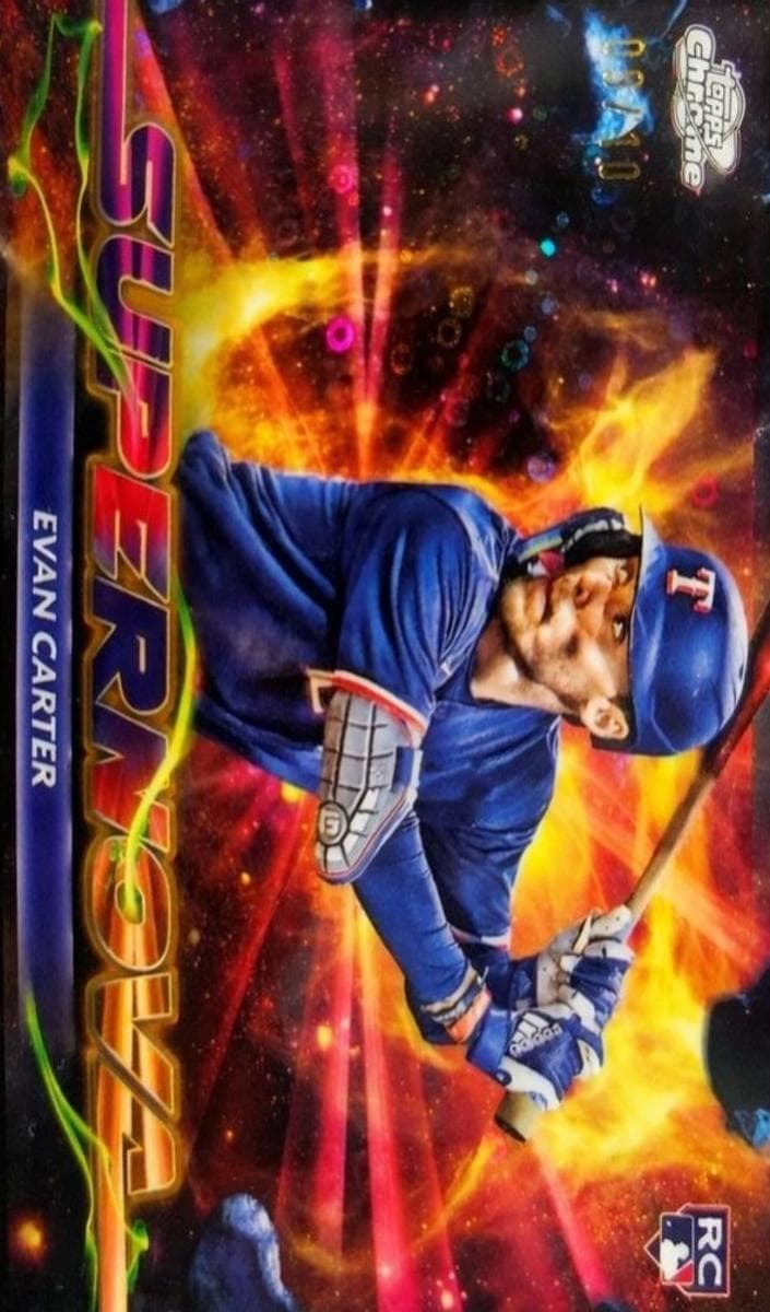 Evan Carter 2024 topps Topps Cosmic Chrome
