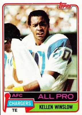 Kellen Winslow 1981 topps