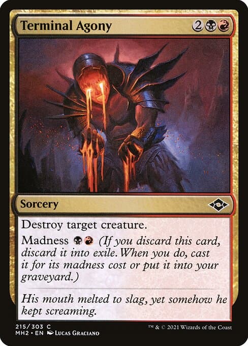 Terminal Agony 2021 Magic: The Gathering Modern Horizons 2