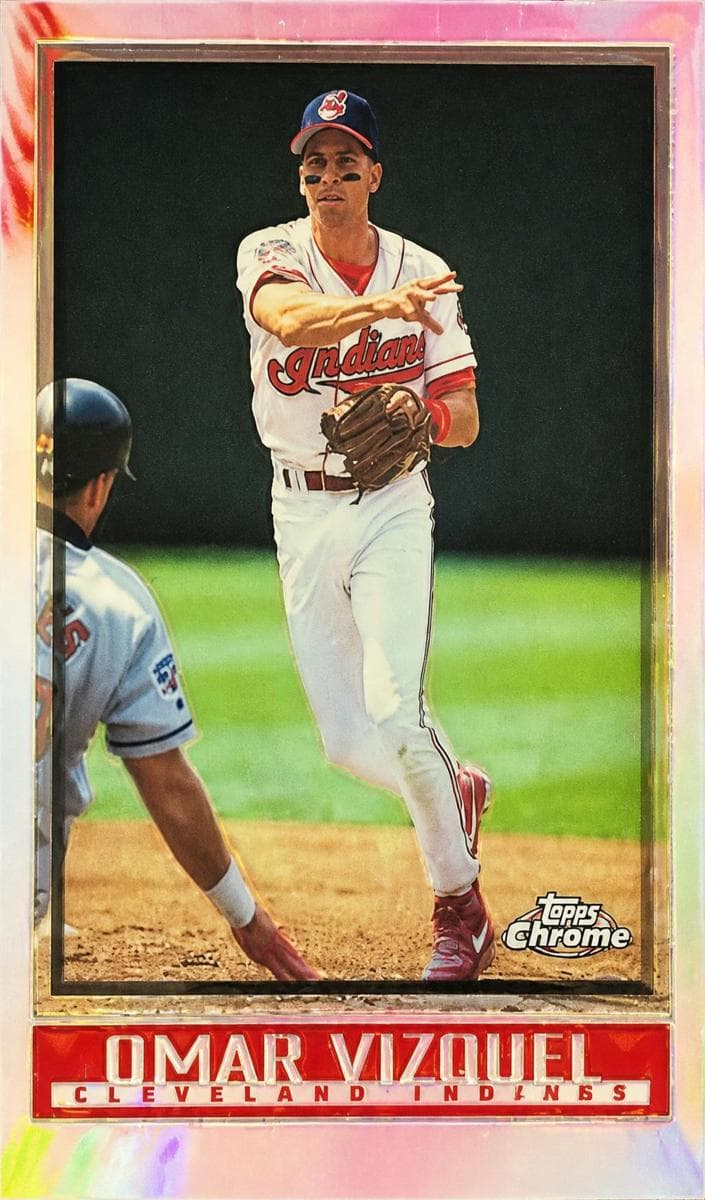 Omar Vizquel 1998 topps Topps Chrome