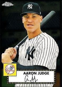 Aaron Judge 2021 topps Topps Chrome Platinum Anniversary