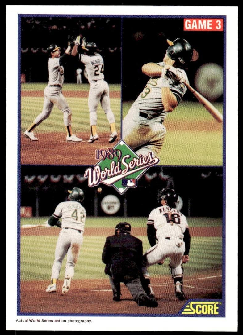 World Series Game 3 trading card
