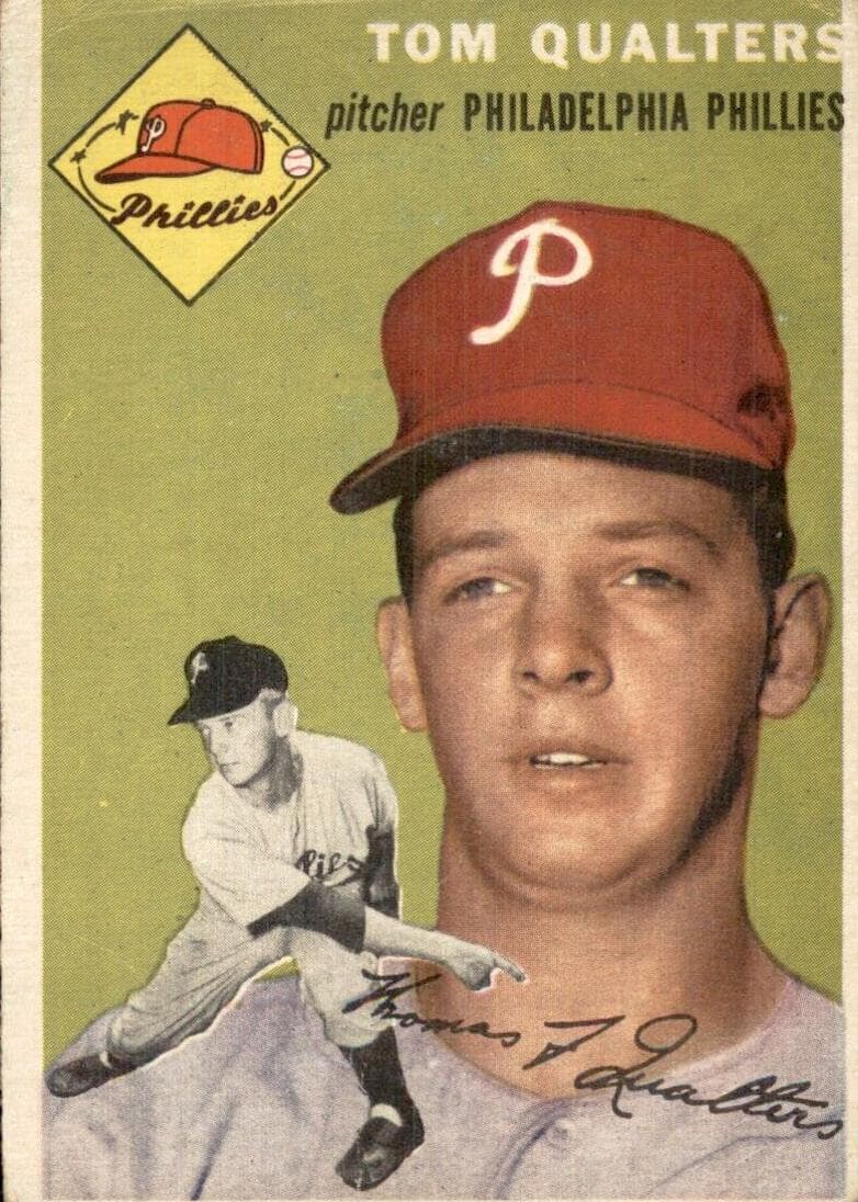 Tom Qualters 1954 topps Topps