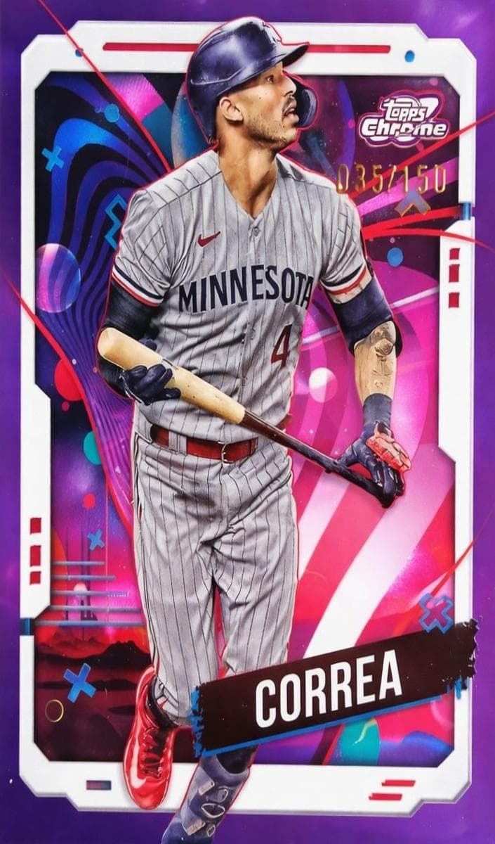 Carlos Correa 2024 topps Topps Cosmic Chrome