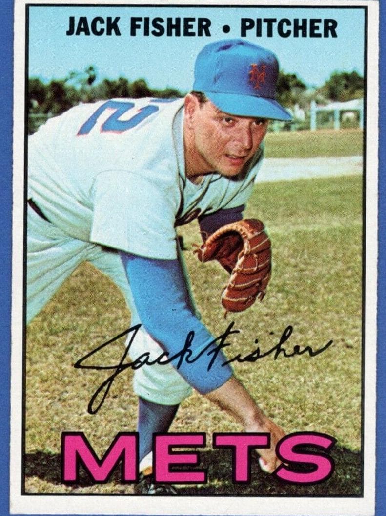 Jack Fisher 1967 topps Topps